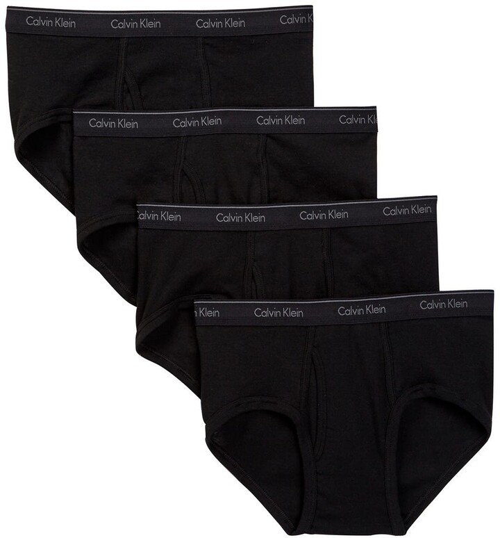 Set 4 sịp tam giác Calvin Klein - Đen