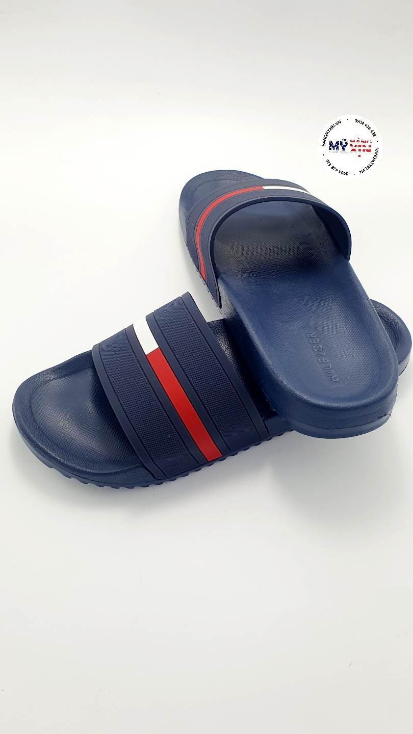 Dép Tommy Hilfiger Men's Redder Slide - Dark Blue