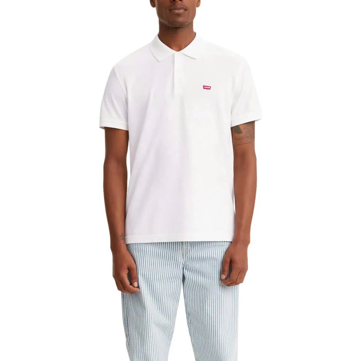 Polo Levi's - Housemark - White