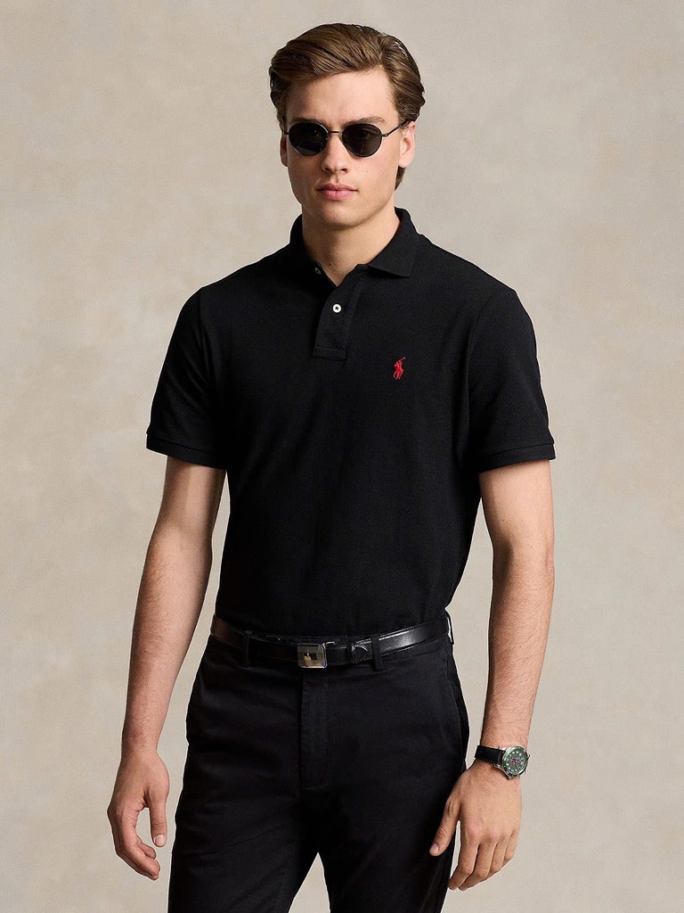 Polo Ralph Lauren The Iconic Mesh Classic Fit - Black/Red