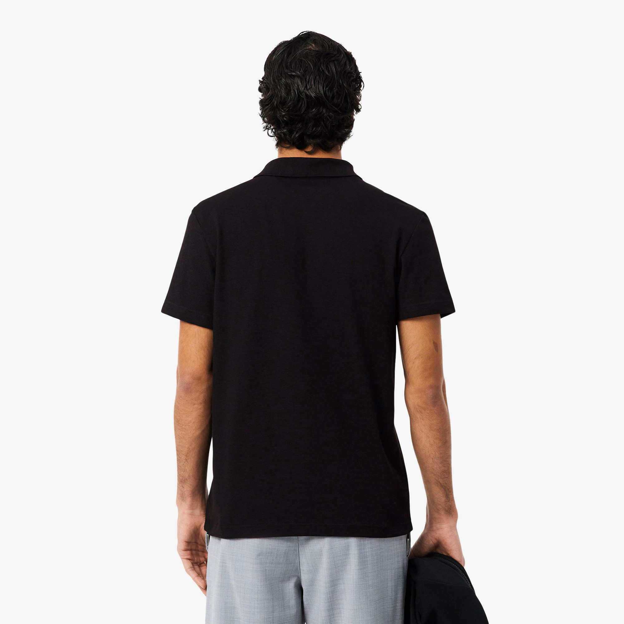Polo Lacoste Regular Fit Cotton Blend - Black • 031