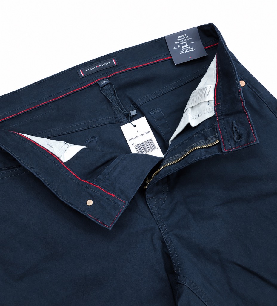 Khaki Tommy túi jean straight - Navy