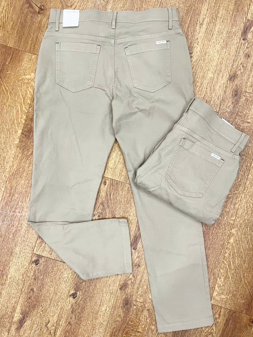 Pants Calvin Klein Slim Fit Infinite Flex Waist - Yellow
