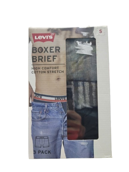 Set 3 boxer Levi's vằn ghi