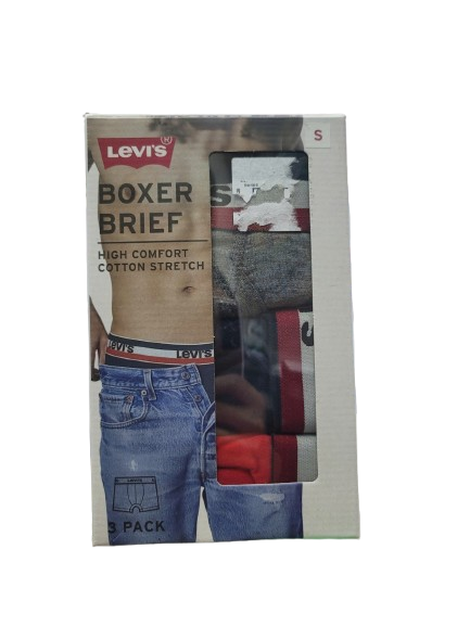 Set 3 boxer Levi’s - Xám Navy Đỏ