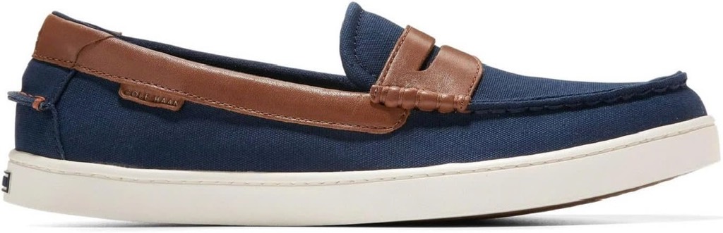 Loafer Cole Haan Nantucket Penny Txt - Navy Blazer Canvas/British Tan/Ivory