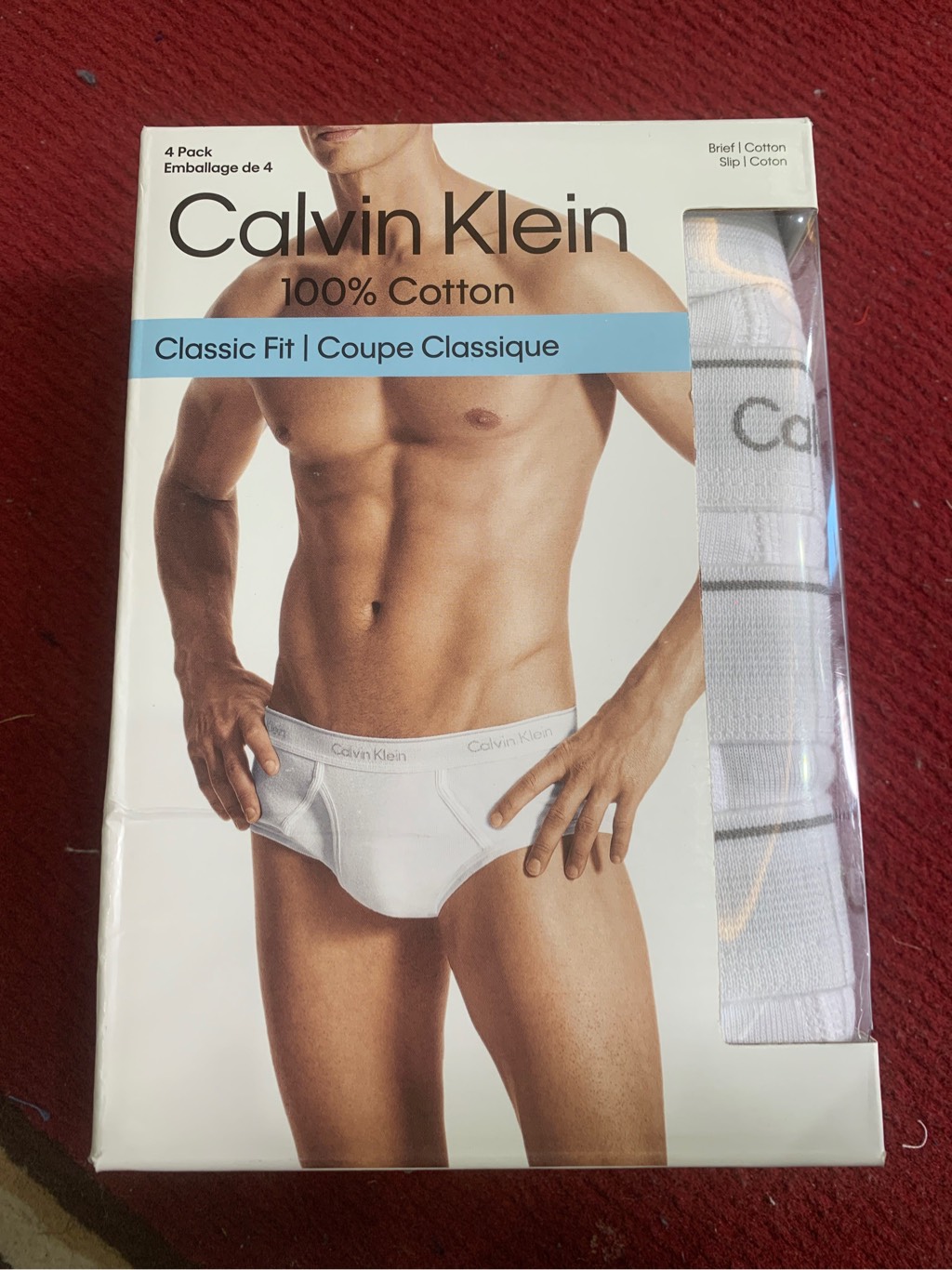 Set 4 sịp tam giác Calvin Klein - Trắng