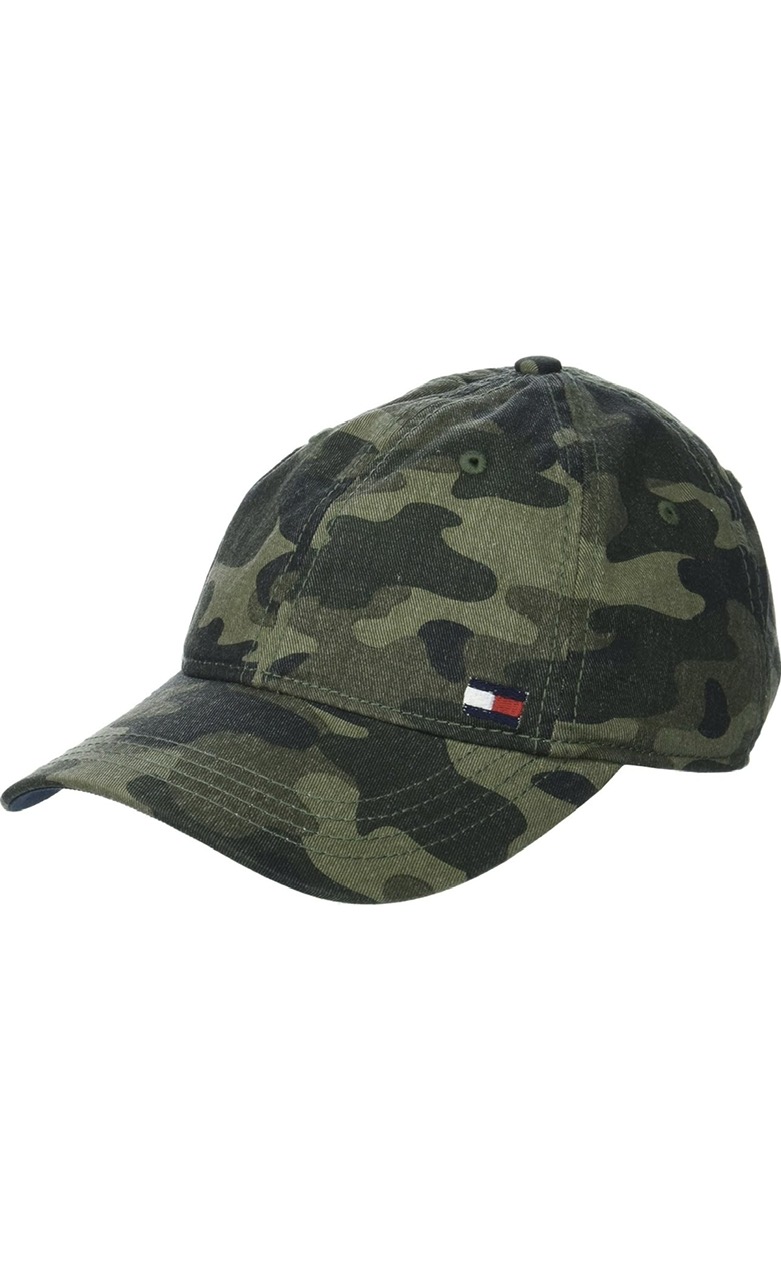 Mũ Tommy Hilfiger Cotton Billy Adjustable Flap Baseball - Camo