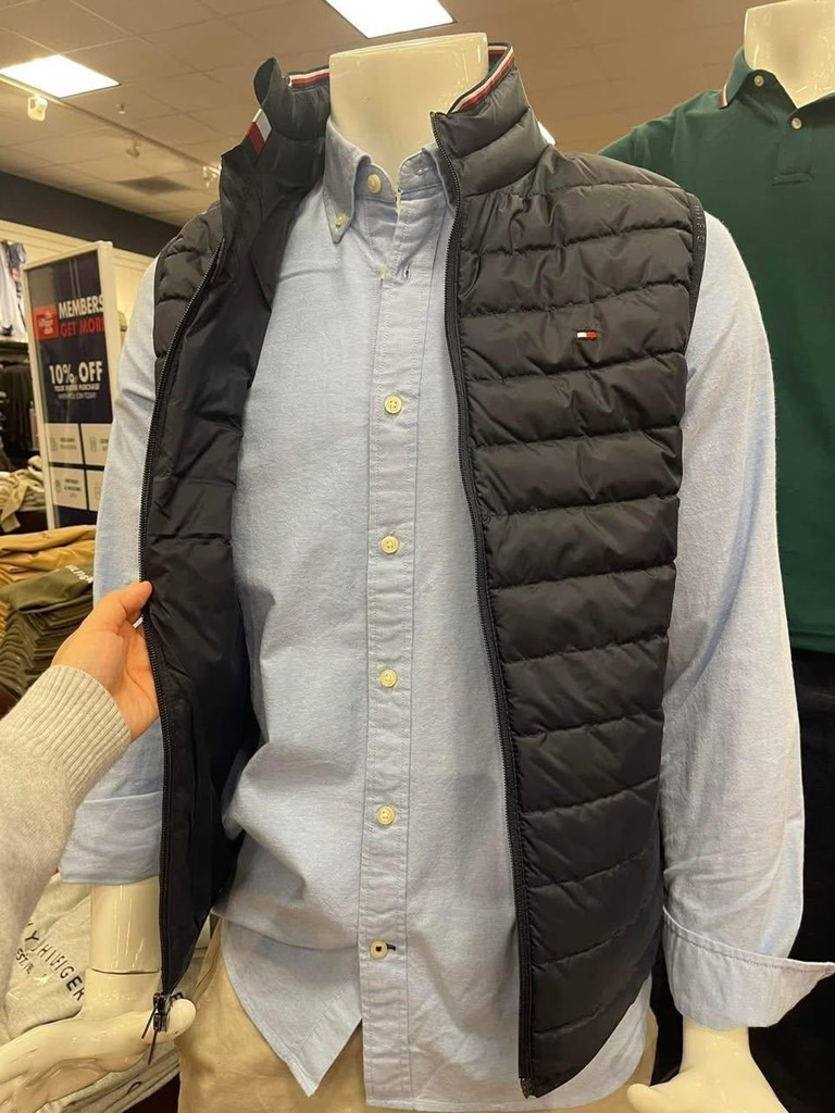 Vest Packable quilted Tommy - Navy