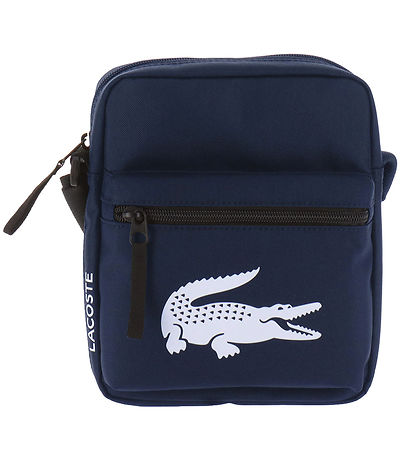 Túi Canvas Lacoste - Màu Navy logo cá sấu trắng