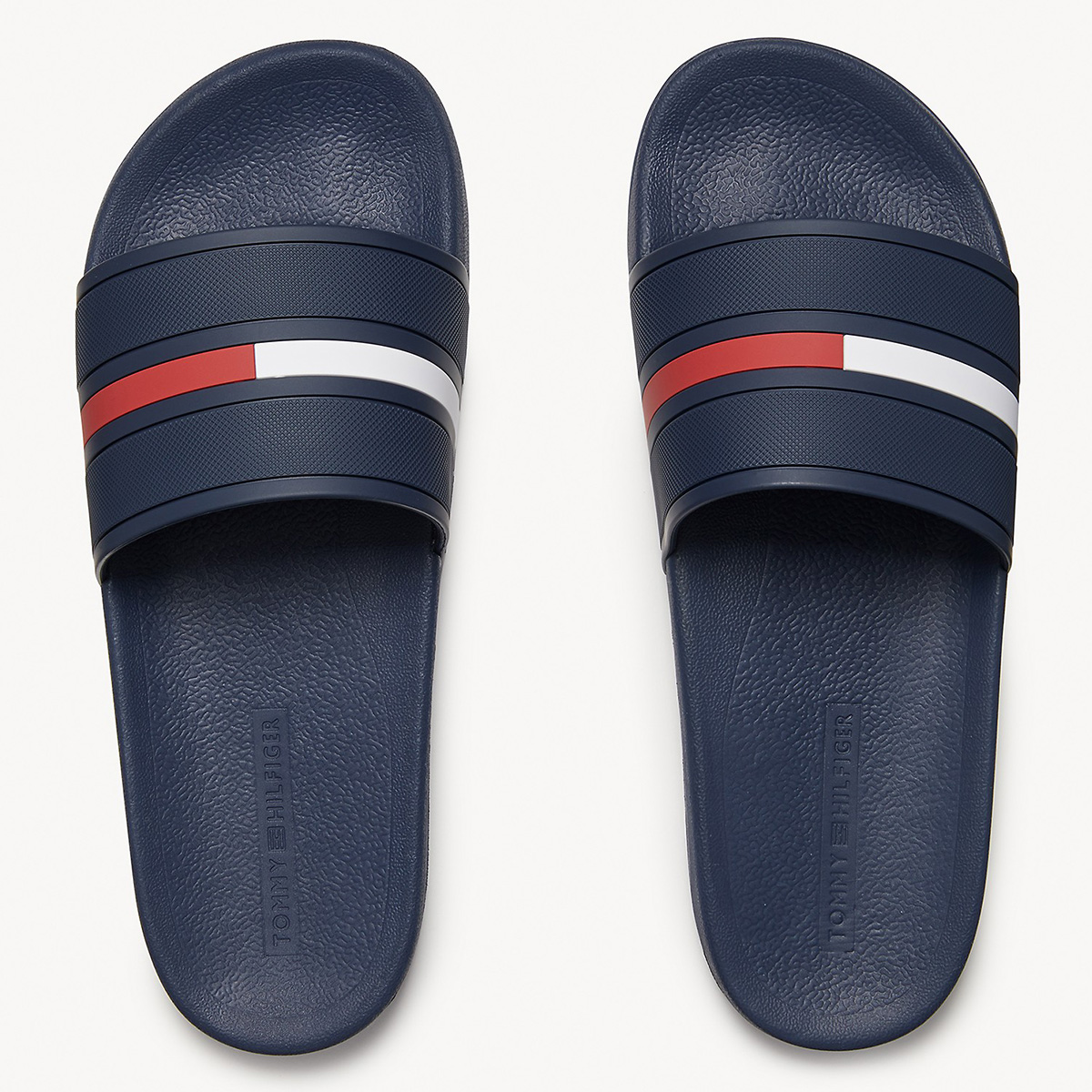 Dép Tommy Hilfiger Men's Redder Slide - Dark Blue