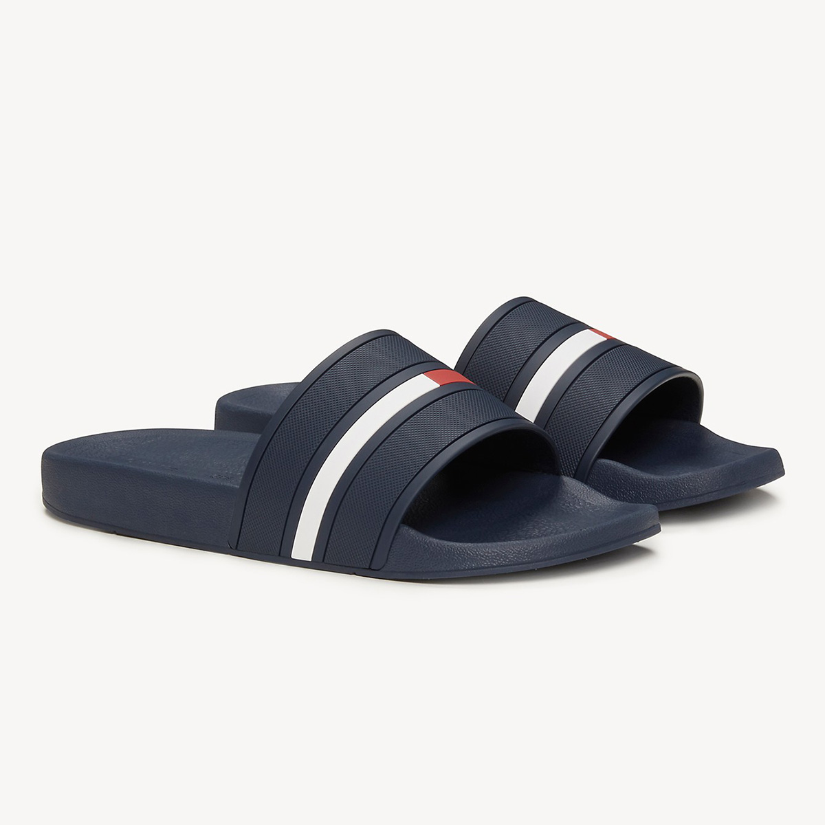 Dép Tommy Hilfiger Men's Redder Slide - Dark Blue