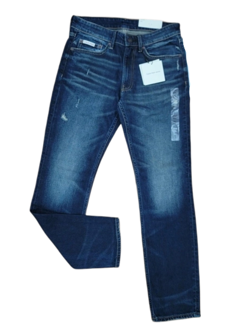 Jeans CK xanh rách