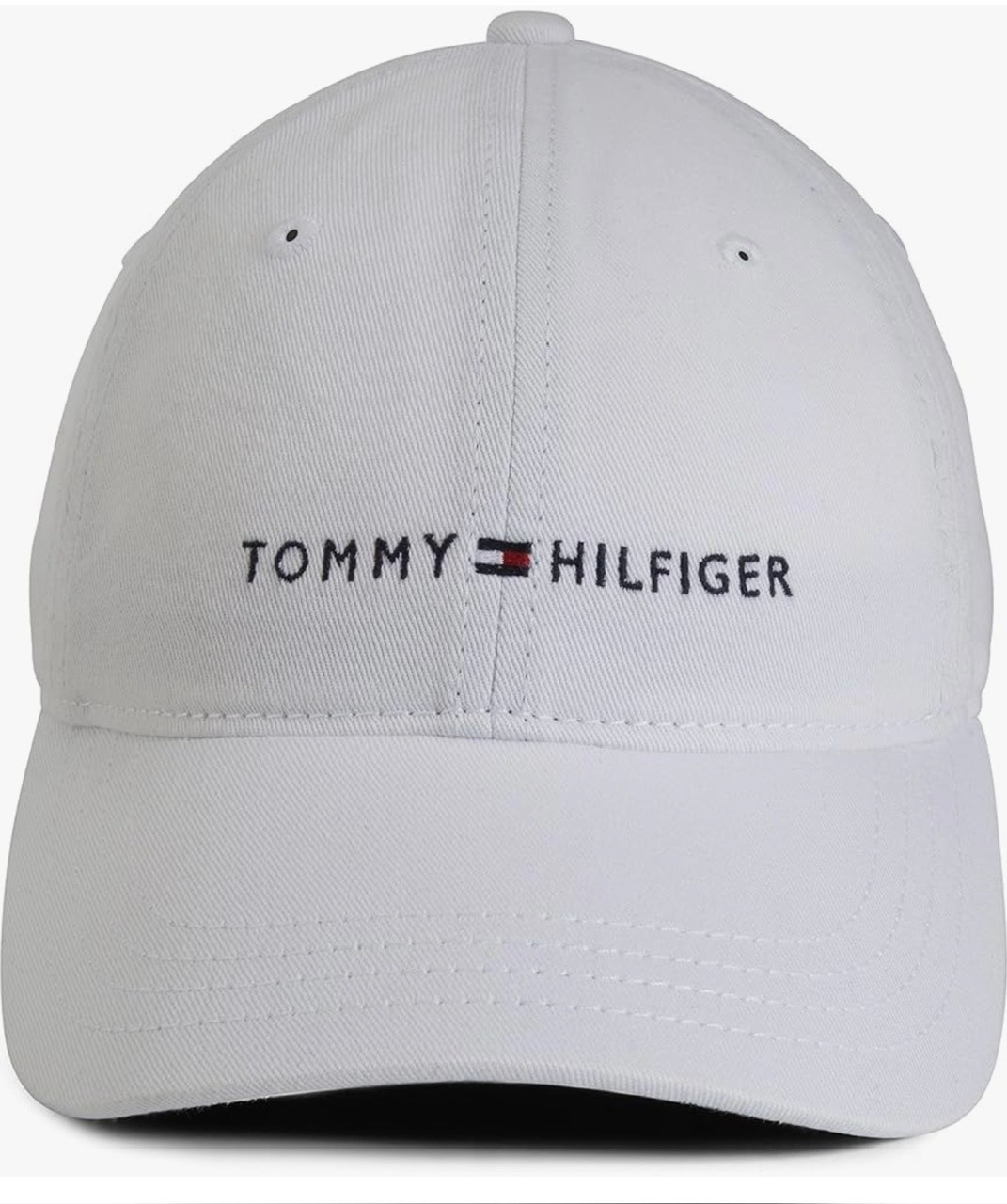 Mũ Tommy chữ ngang - Trắng