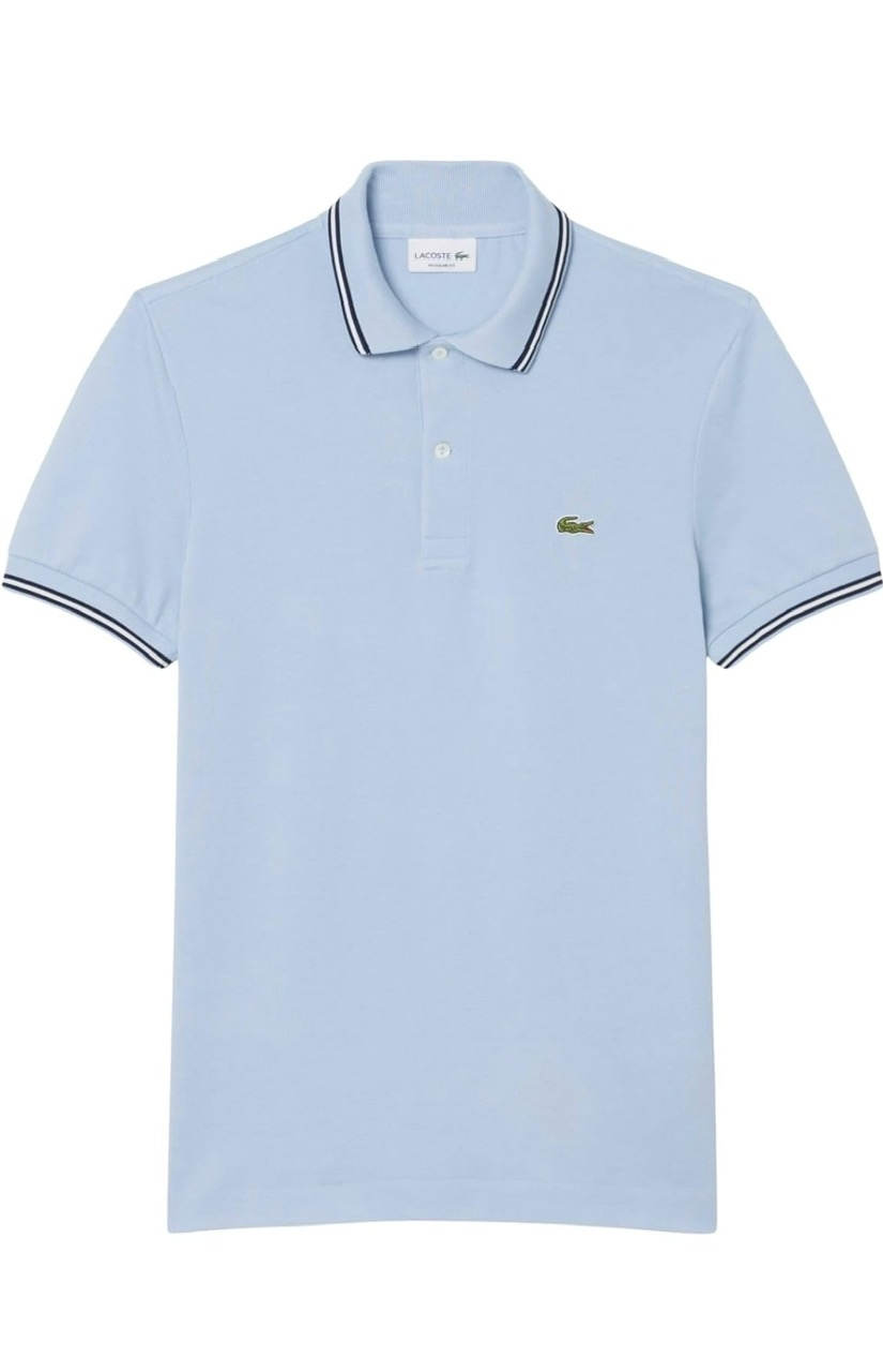 Polo Lacoste - Regular fit - Blue kẻ sọc