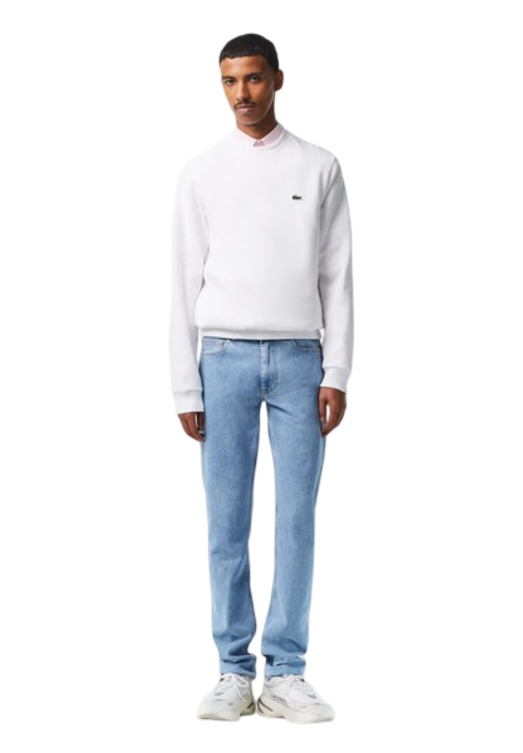Lacoste 5-Pocket Slim Fit Indigo Jeans- Blue