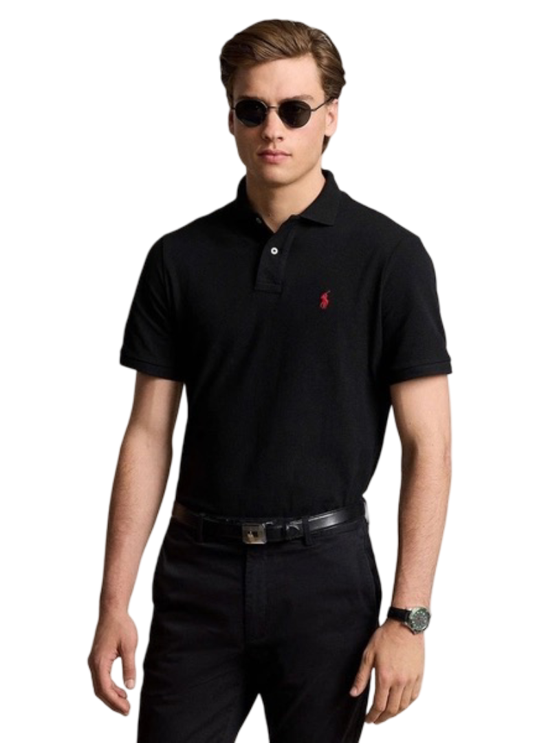 Polo Ralph Lauren The Iconic Mesh Classic Fit - Black/Red