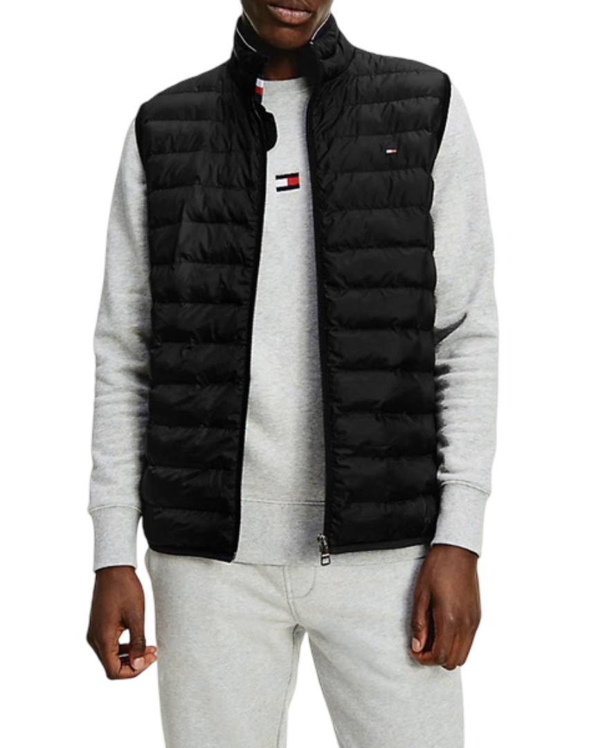Vest Packable quilted Tommy - Black