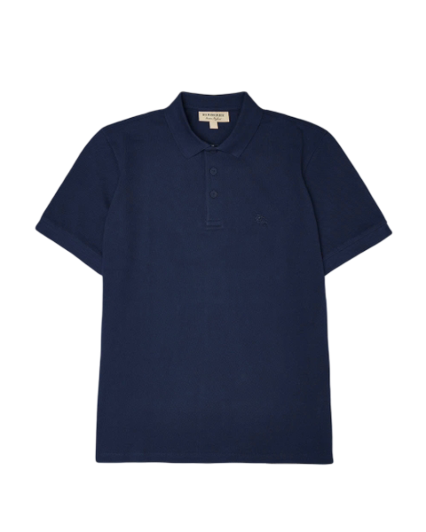 Polo Burberry Hartford Check Placket Navy 8014004