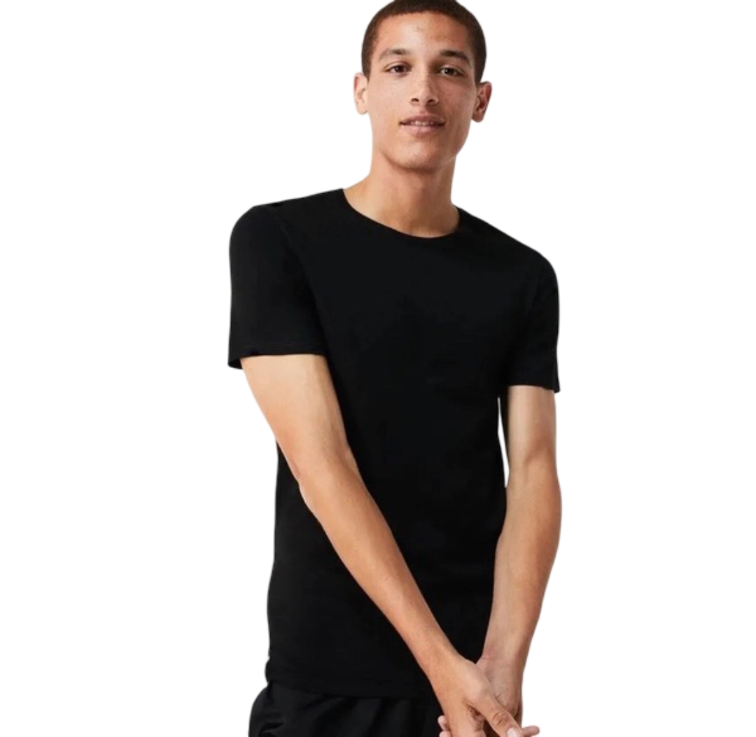 Lacoste T-shirt 3-pack | Regular Fit - Black