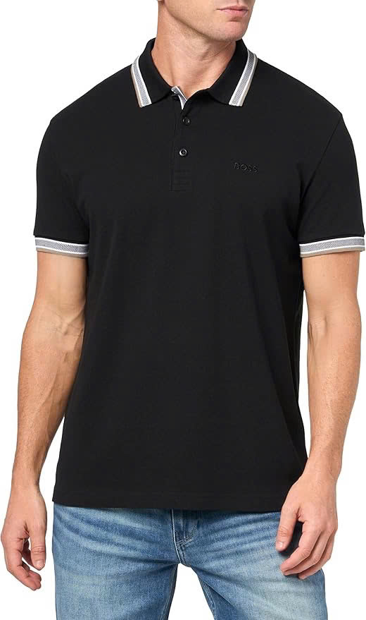 Polo BOSS Mens Paddy Curved- Brown