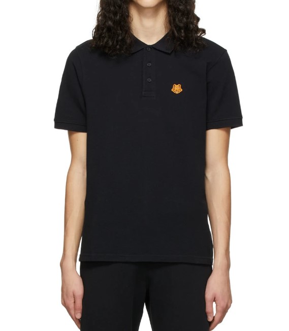 Áo polo Kenzo Black Tiger