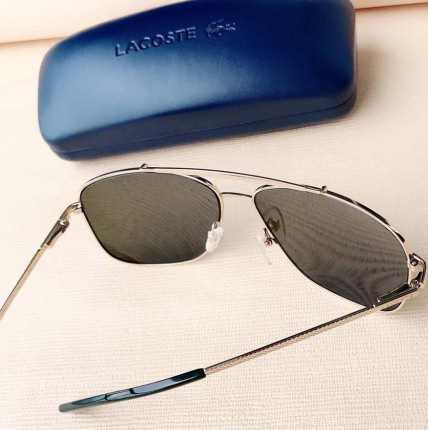 Kính Lacoste Polarized Men's Modern Pilot Sunglasses