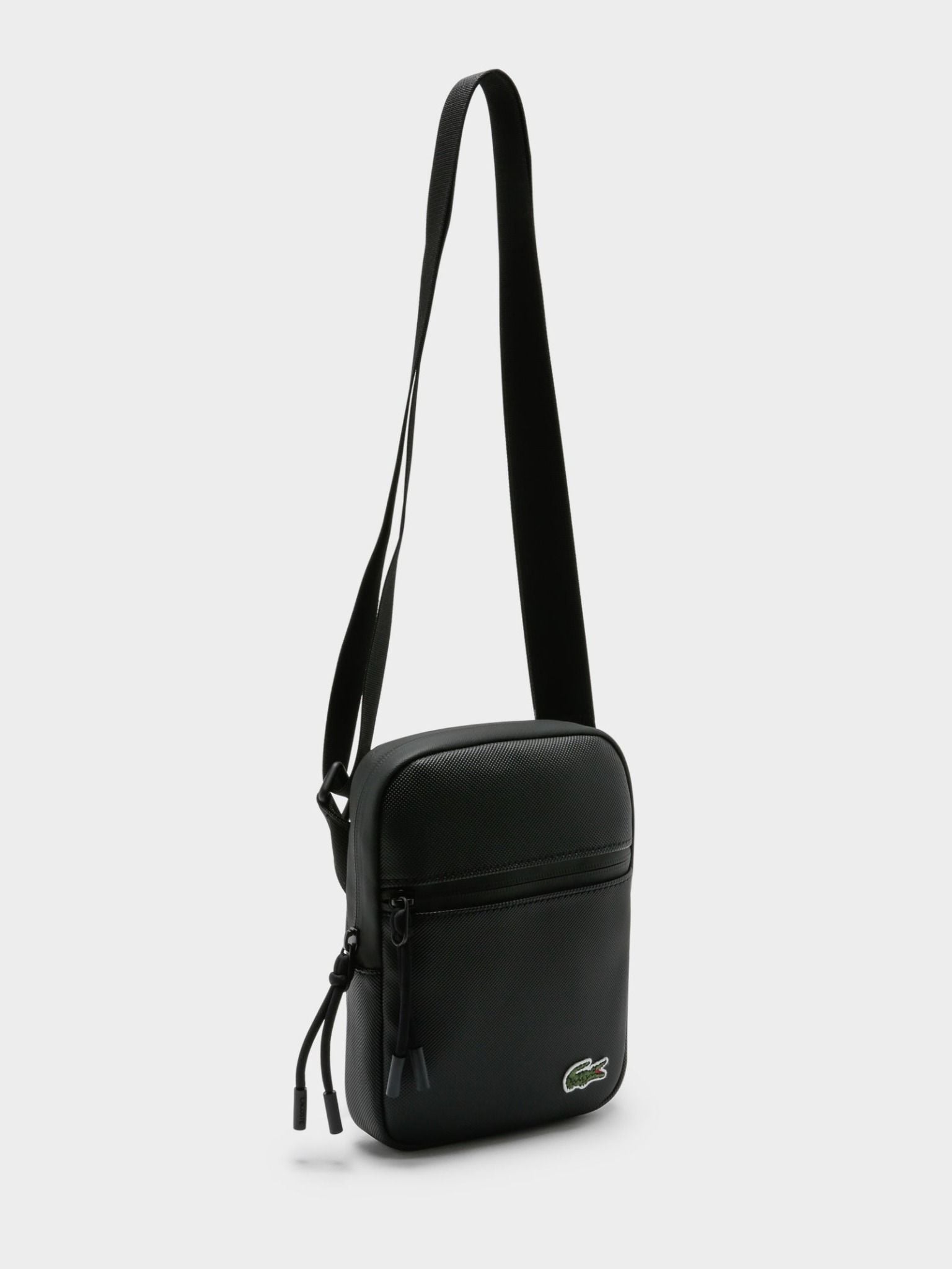 Túi Lacoste Small LCST Slimline Satchel - Noir