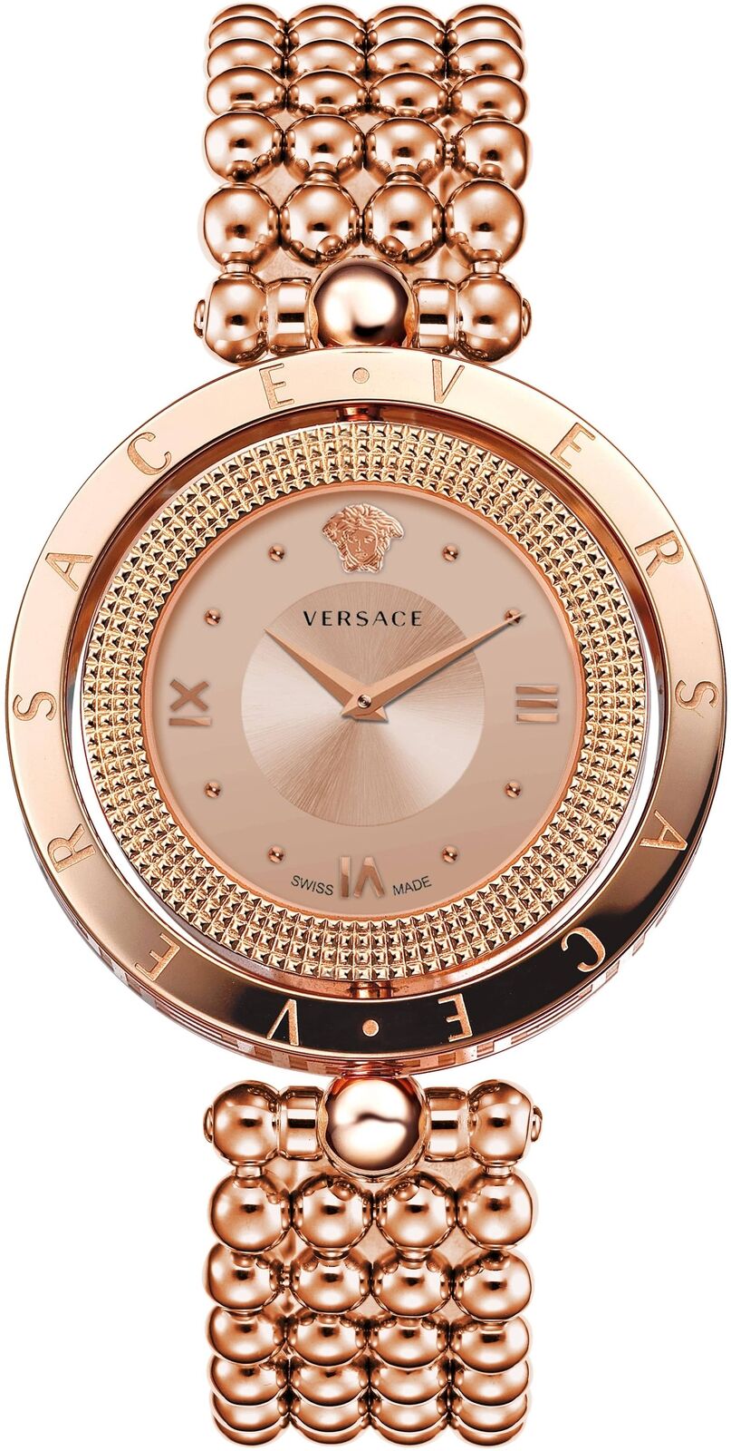 Đồng hồ Versace vàng - Mặt xoay vàng hồng