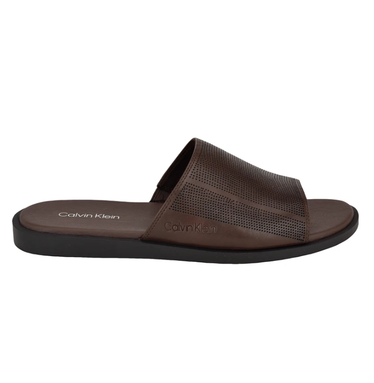 Dép Calvin Klein Men's Espar Slide - Medium Brown