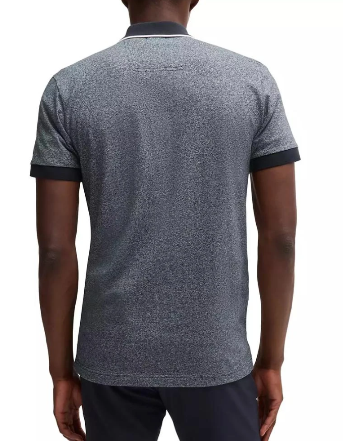 Áo Polo BOSS Men's Striped Trim Polo Shirt - Dark Blue 402