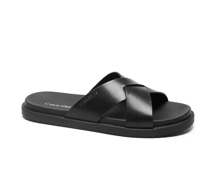 Dép Calvin Klein Men's Lusako Sandal - Black