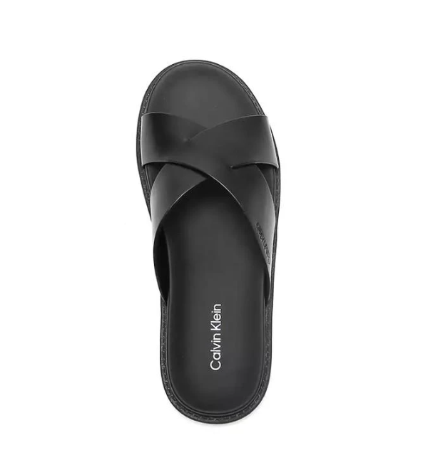 Dép Calvin Klein Men's Lusako Sandal - Black