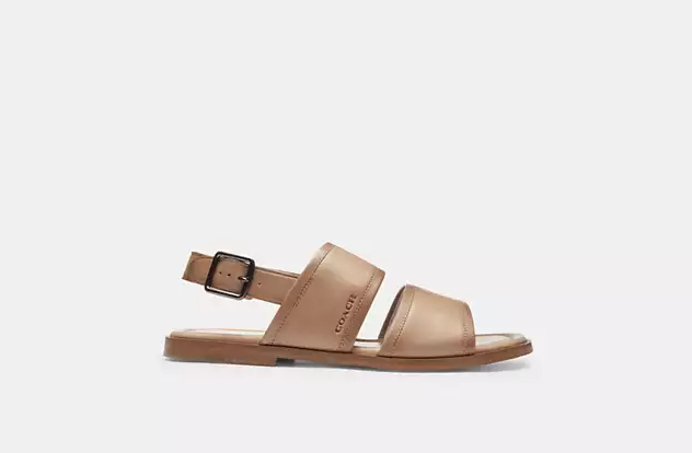 Sandal COACH Men's Julian Two Strap - Taupe