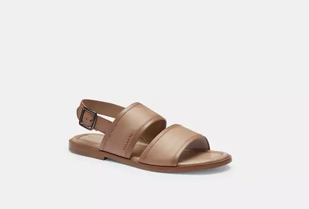 Sandal COACH Men's Julian Two Strap - Taupe