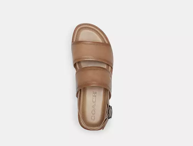 Sandal COACH Men's Julian Two Strap - Taupe