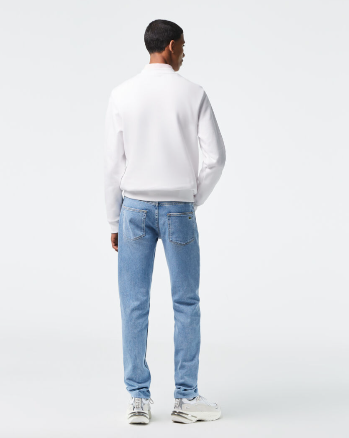 Lacoste 5-Pocket Slim Fit Indigo Jeans- Blue