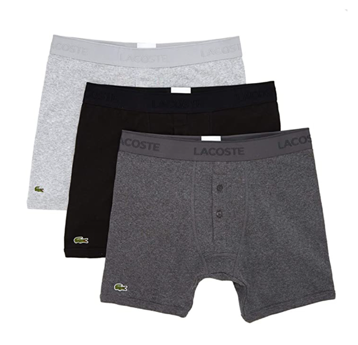Set 3 boxer Lacoste  - Black/Grey/Light Grey