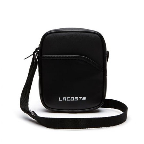 Túi Lacoste Men's Sport Vertical Canvas Bag Black