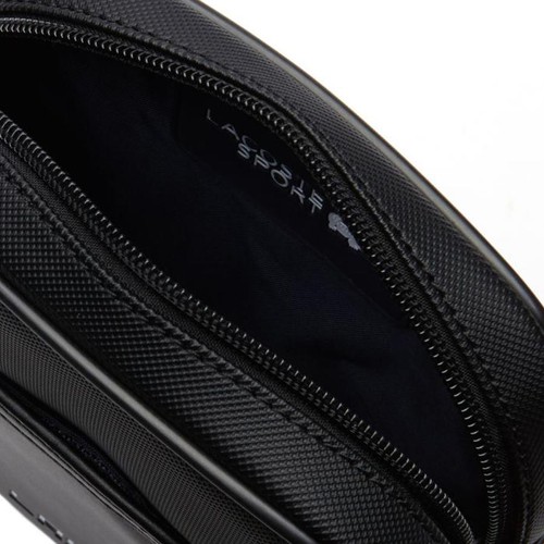 Túi Lacoste Men's Sport Vertical Canvas Bag Black