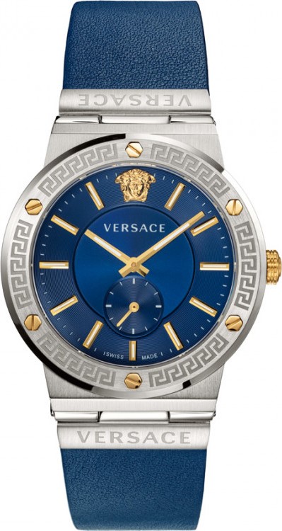 Đồng hồ nam Versace Greca Logo Quartz Blue Dial Men's Watch