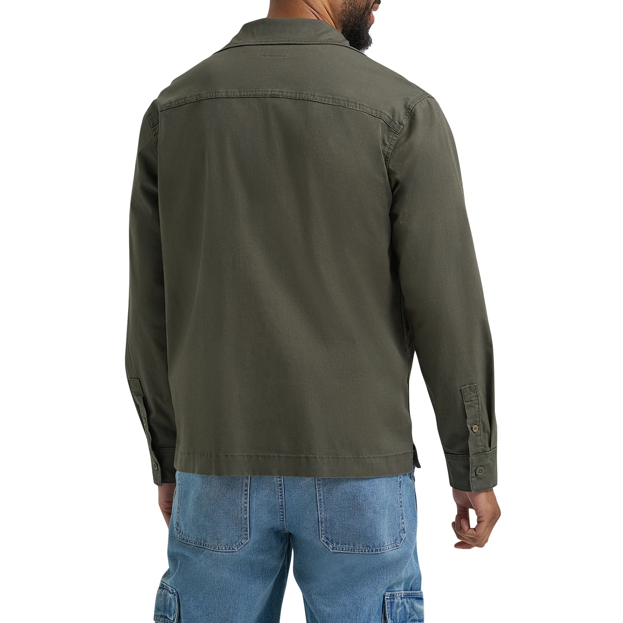 Áo sơ mi Wrangler® Men's Utility Shirt - Deep Depths