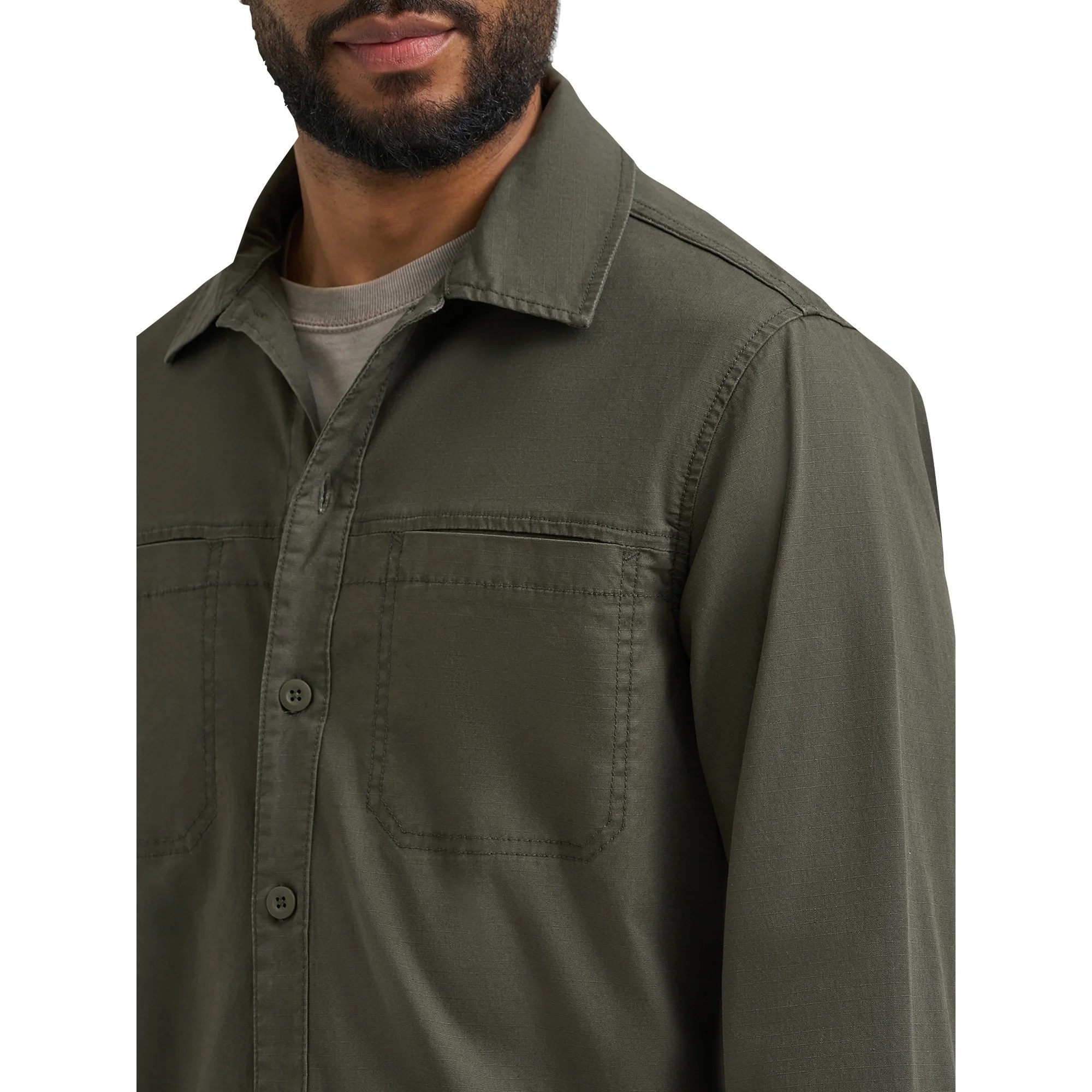 Áo sơ mi Wrangler® Men's Utility Shirt - Deep Depths
