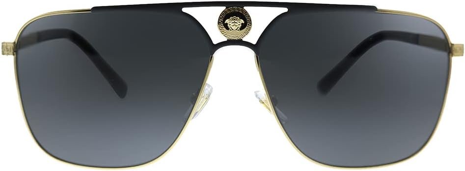 Kính versace gọng vàng mắt đen
