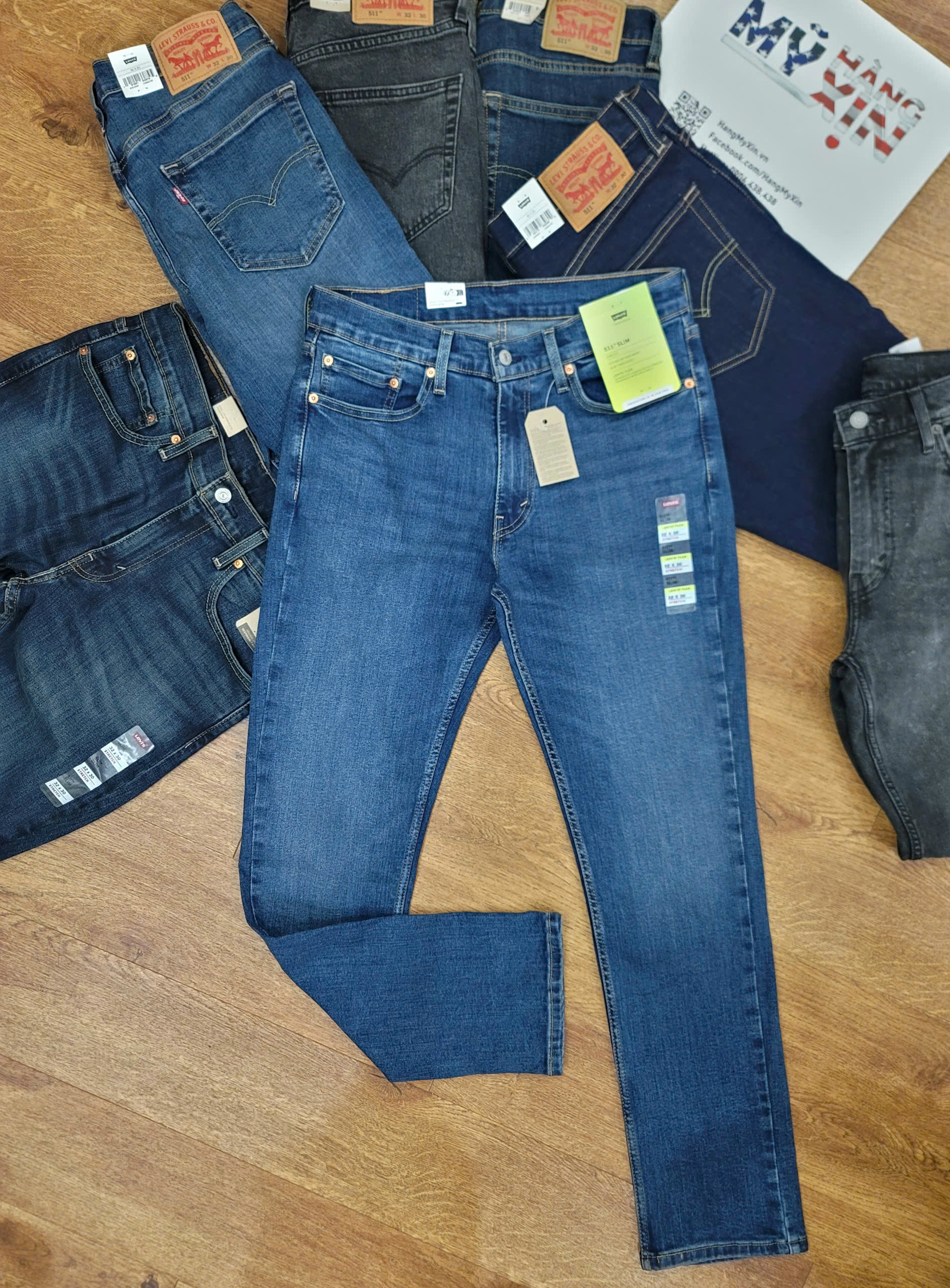 Jeans Levi's 511 Slim fit advanced stretch - Panda