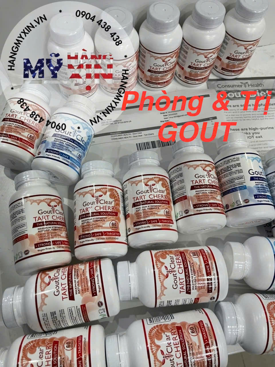 Viên uống hỗ trợ gout GOUT CLEAR-60 viên