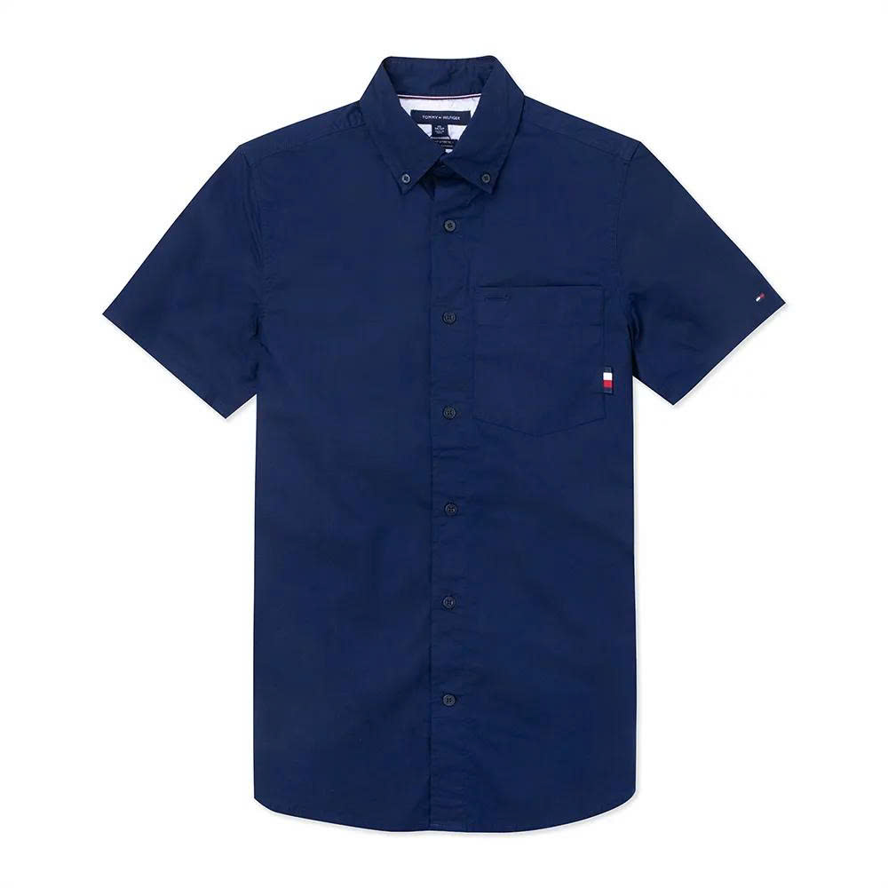 Slim Fit Short-Sleeve Poplin Shirt | Tommy Hilfiger USA