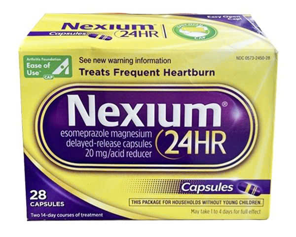 Viên uống Nexium 24hr 20mg hỗ trợ bảo vệ dạ dày