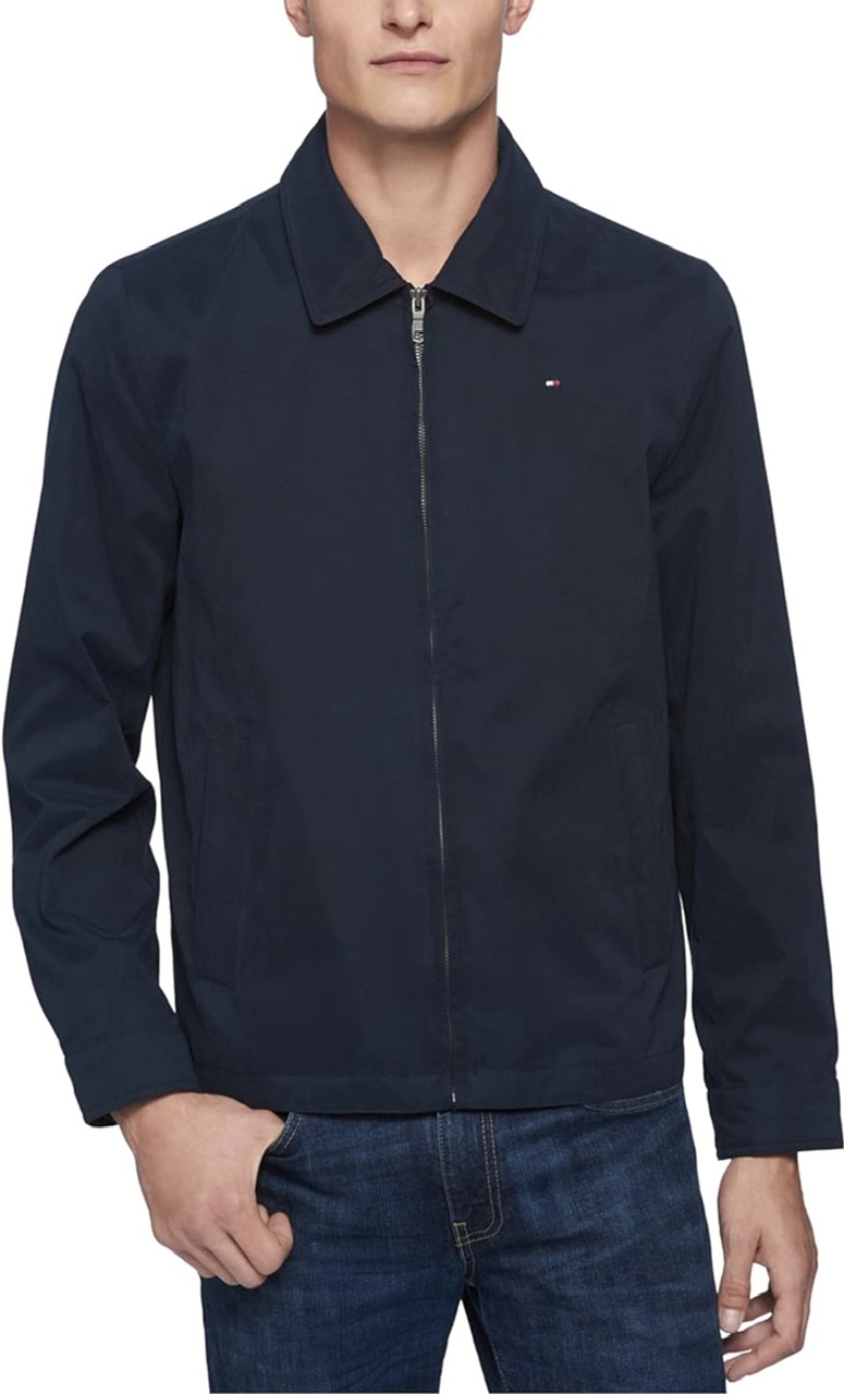 Jacket Tommy Hilfiger Lightweight Micro-Twill Golf - Navy