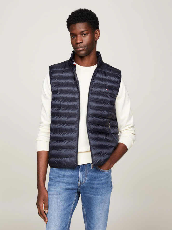Vest Packable quilted Tommy - Navy